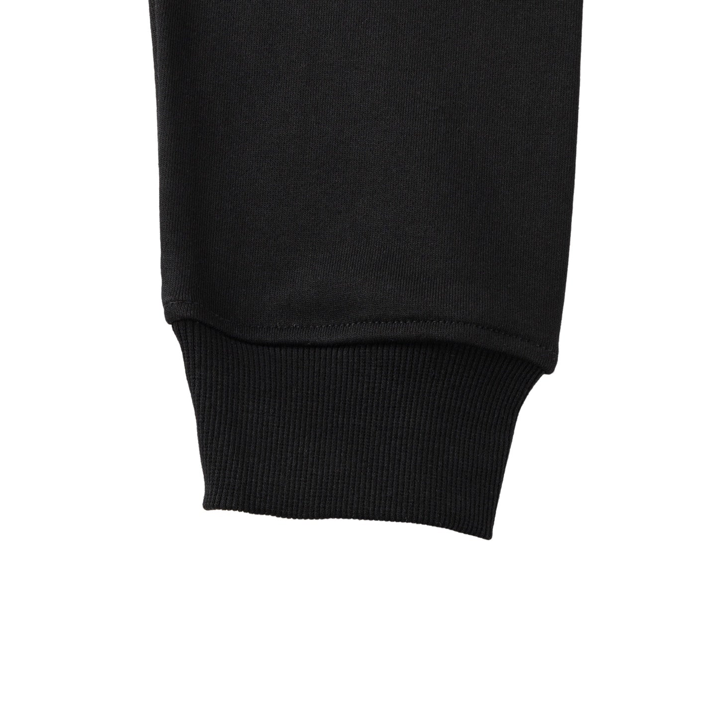 Leather Horse Shoe Logo Black Full Zip Hoodie™