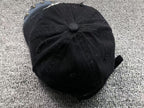 Triple Metallic & Leather Cross Torn Fabric Baseball Cap™