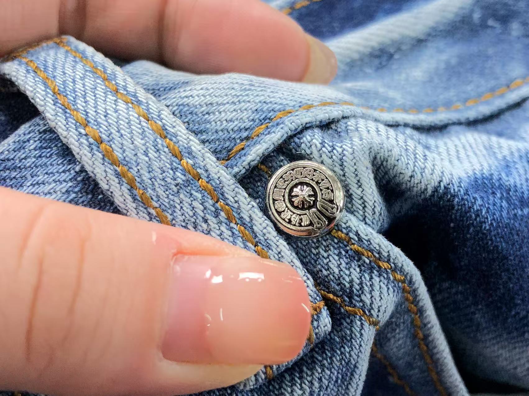 Mixed Cross Patch Denim Jeans™