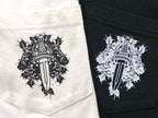 Dagger Crest Pocket White/Black T-Shirt™