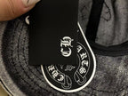 Leather & Metallic Cross Denim Baseball Cap™