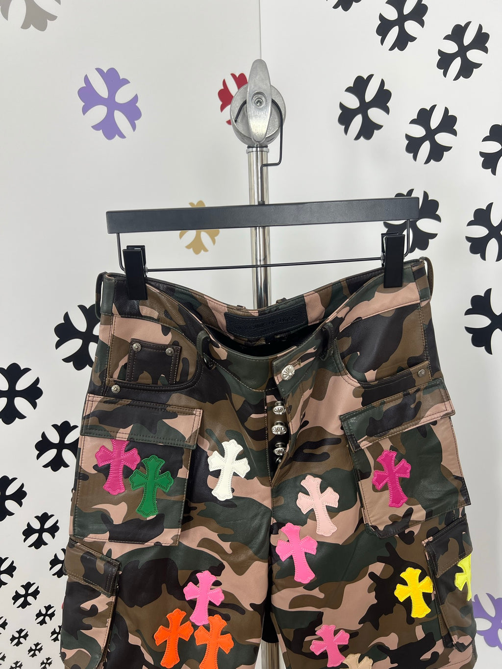 Multicolor Crosses Camo Shorts™