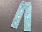 Ice Blue Cross Patch Denim Jeans™