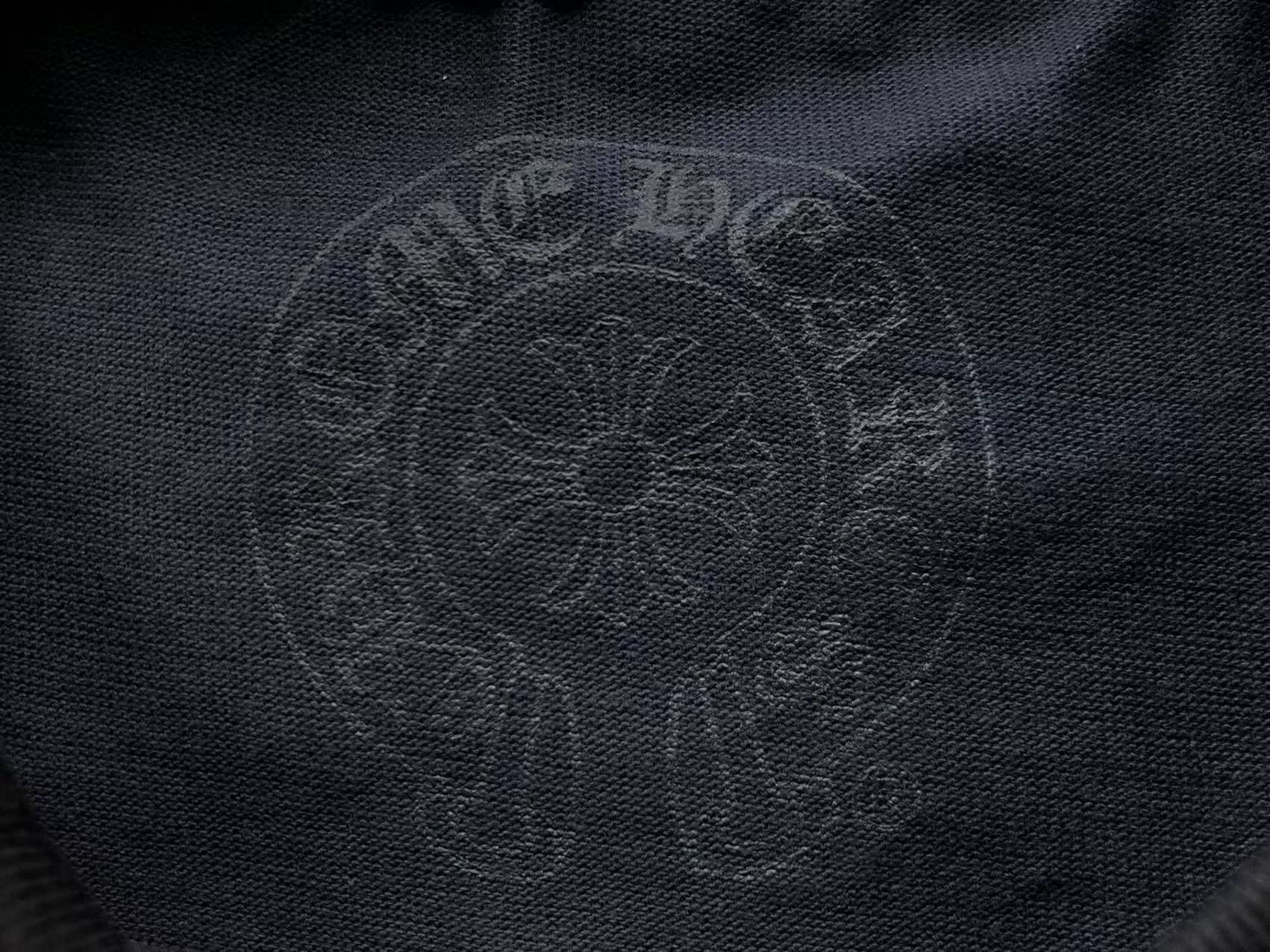 Cross Pattern Black Pocket T-Shirt™