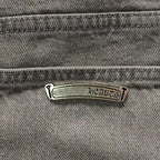Purple & Black Cross Patch Mixed Graphic Grey Denim Jeans™