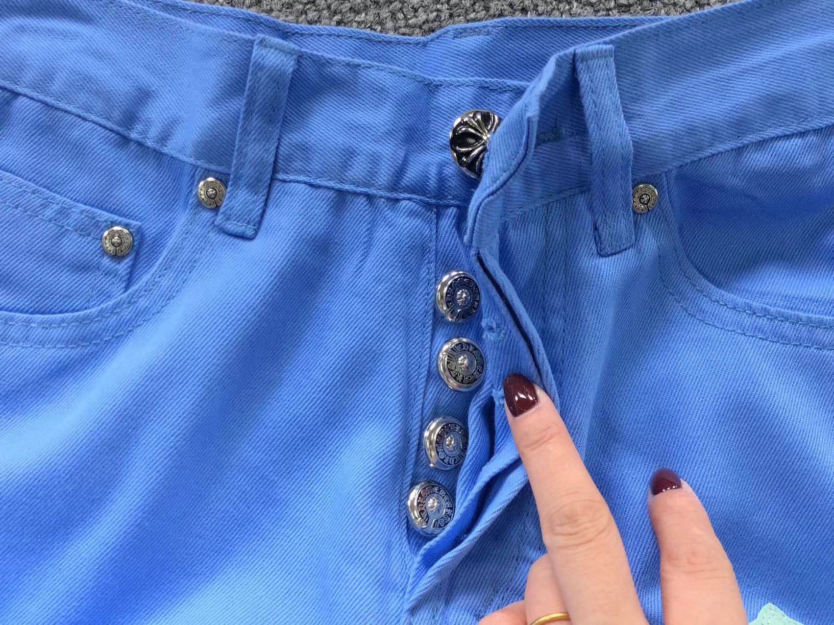 Blue & Blue Cross Patch Light Blue Jeans™