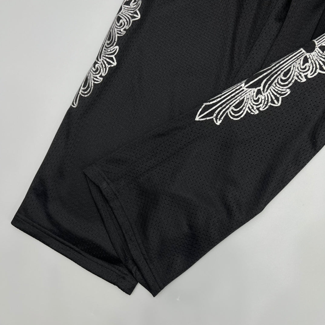 Black Mesh Sweatpants™