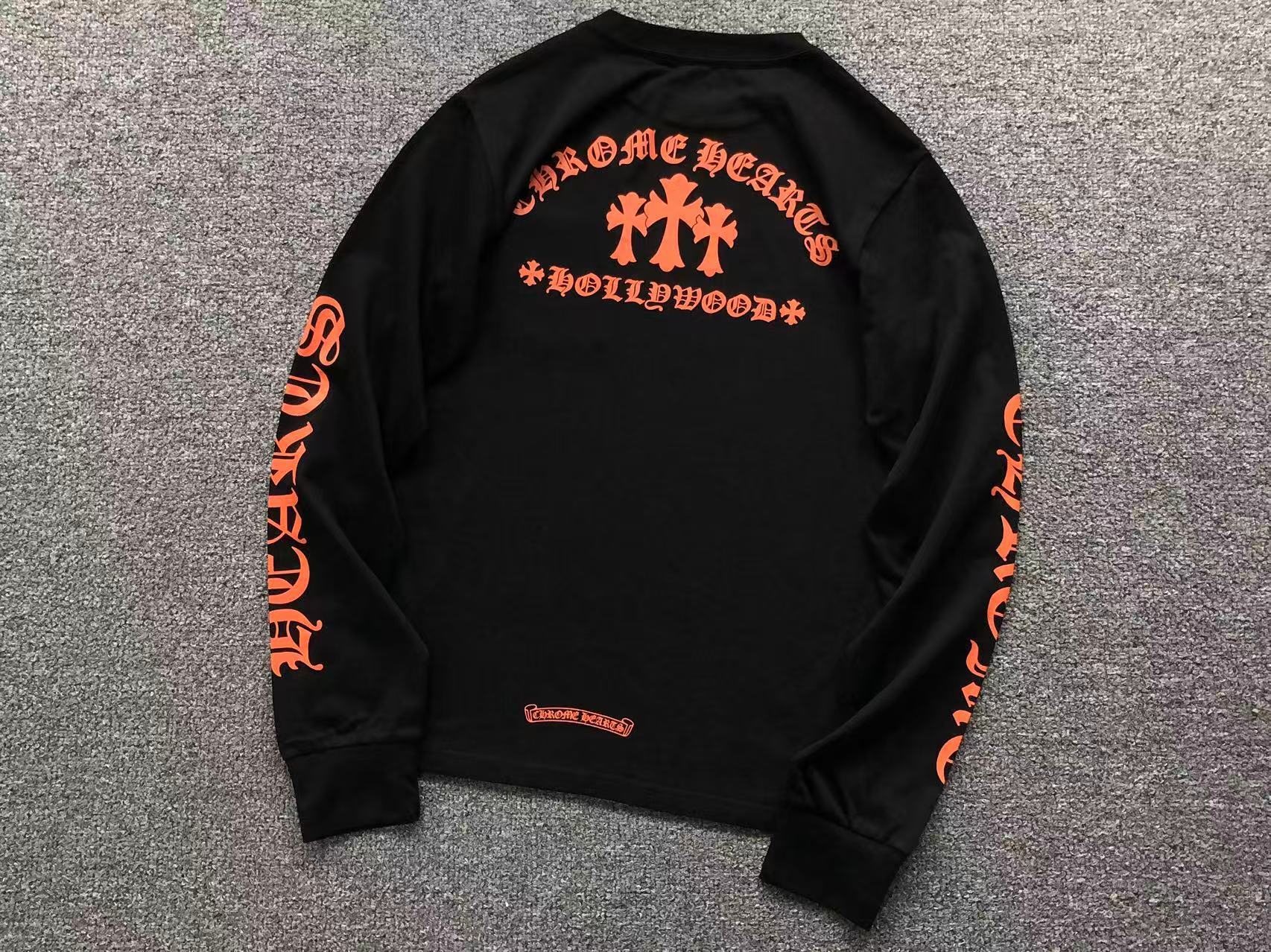 Hollywood Orange Triple Cross White/Black Long Sleeve™
