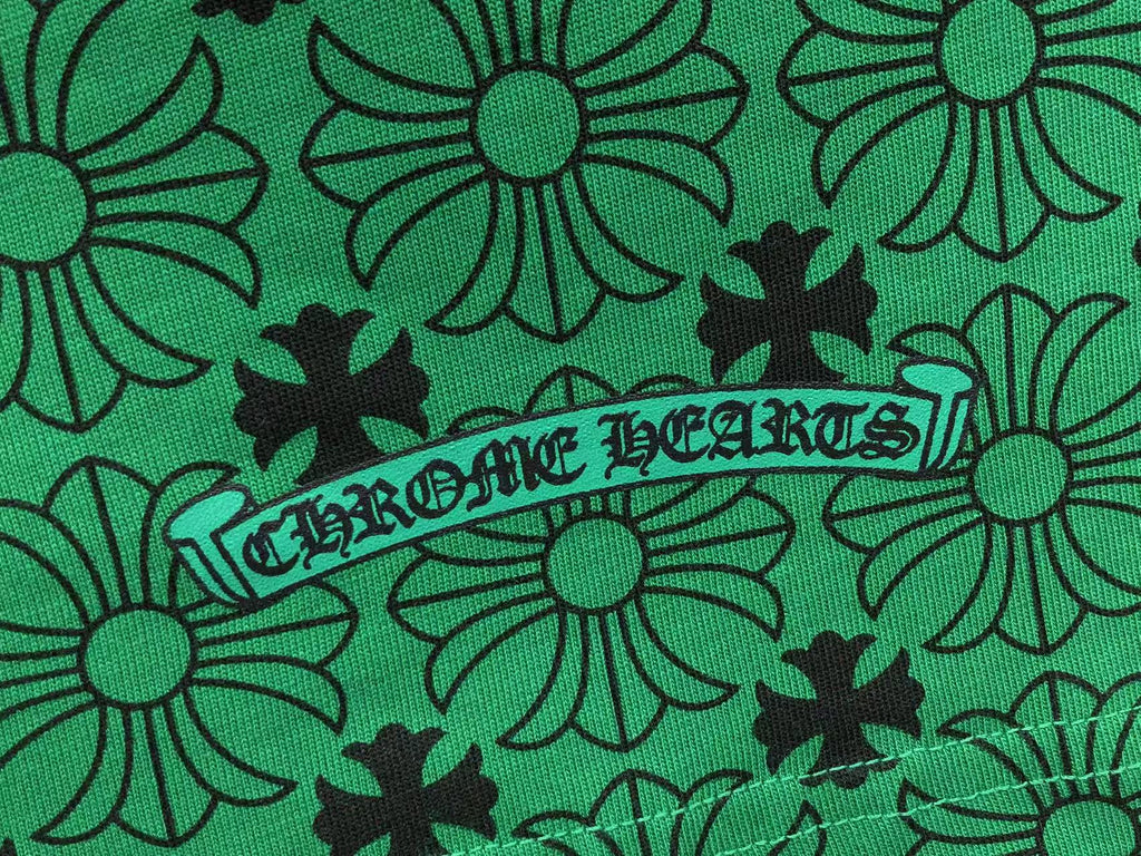 Cross Pattern Green T-Shirt™