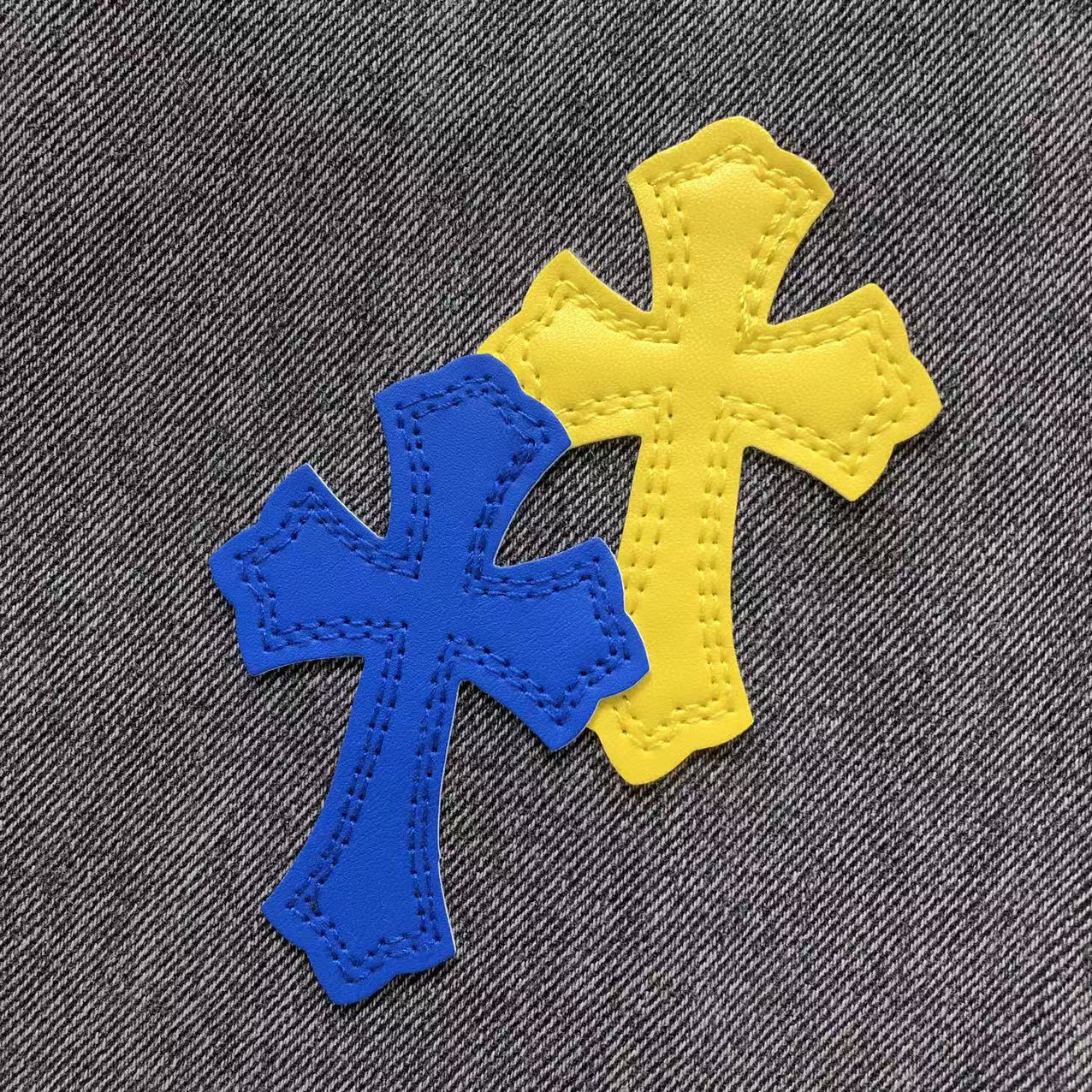 Mixed Cross Patch Grey Art Jeans™