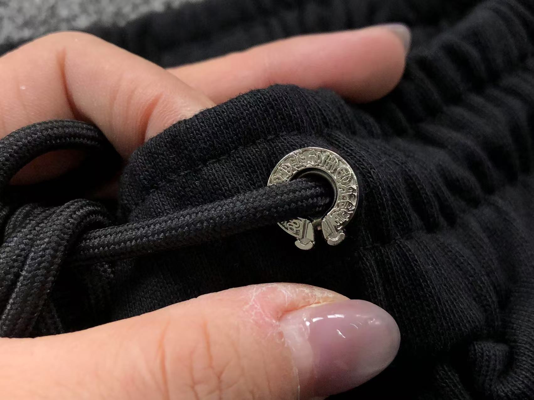Black Cross Baggy Black Sweatpants™