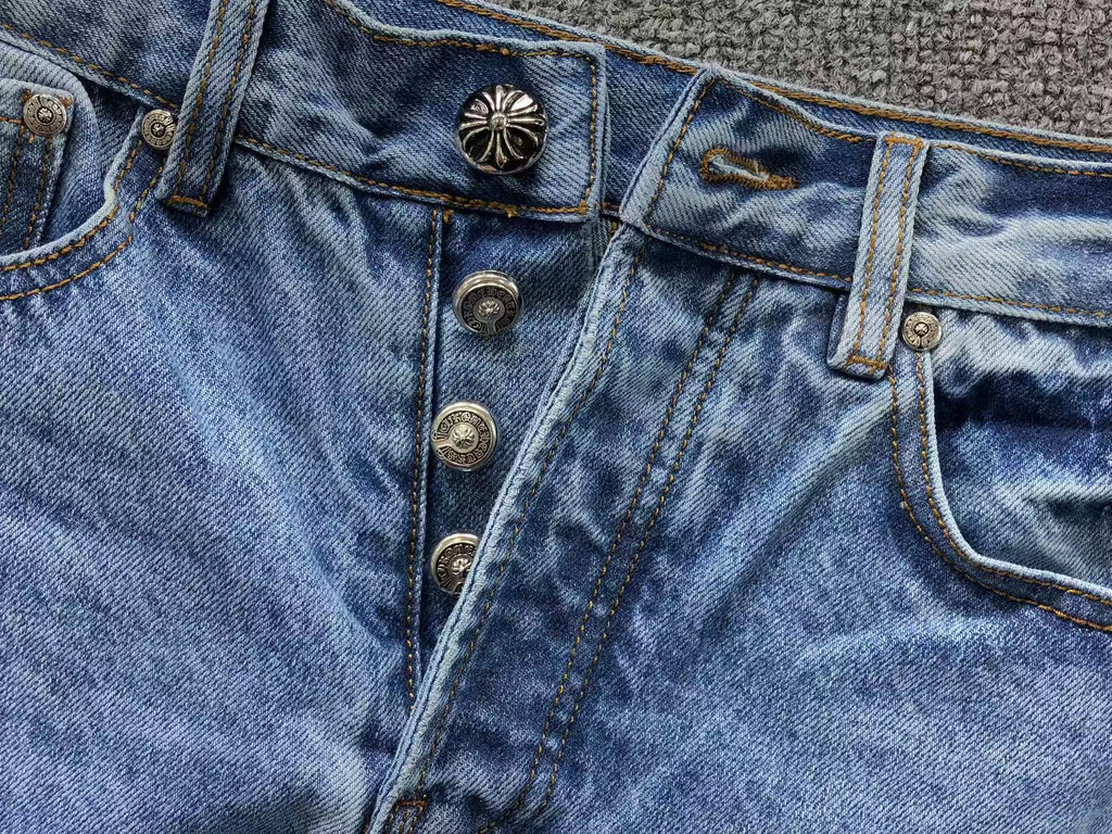 Mixed Cross Patch Denim Jeans™