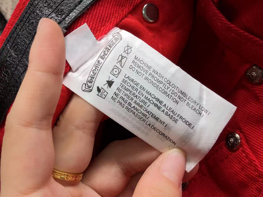 Cross Patch Red Denim Jeans™