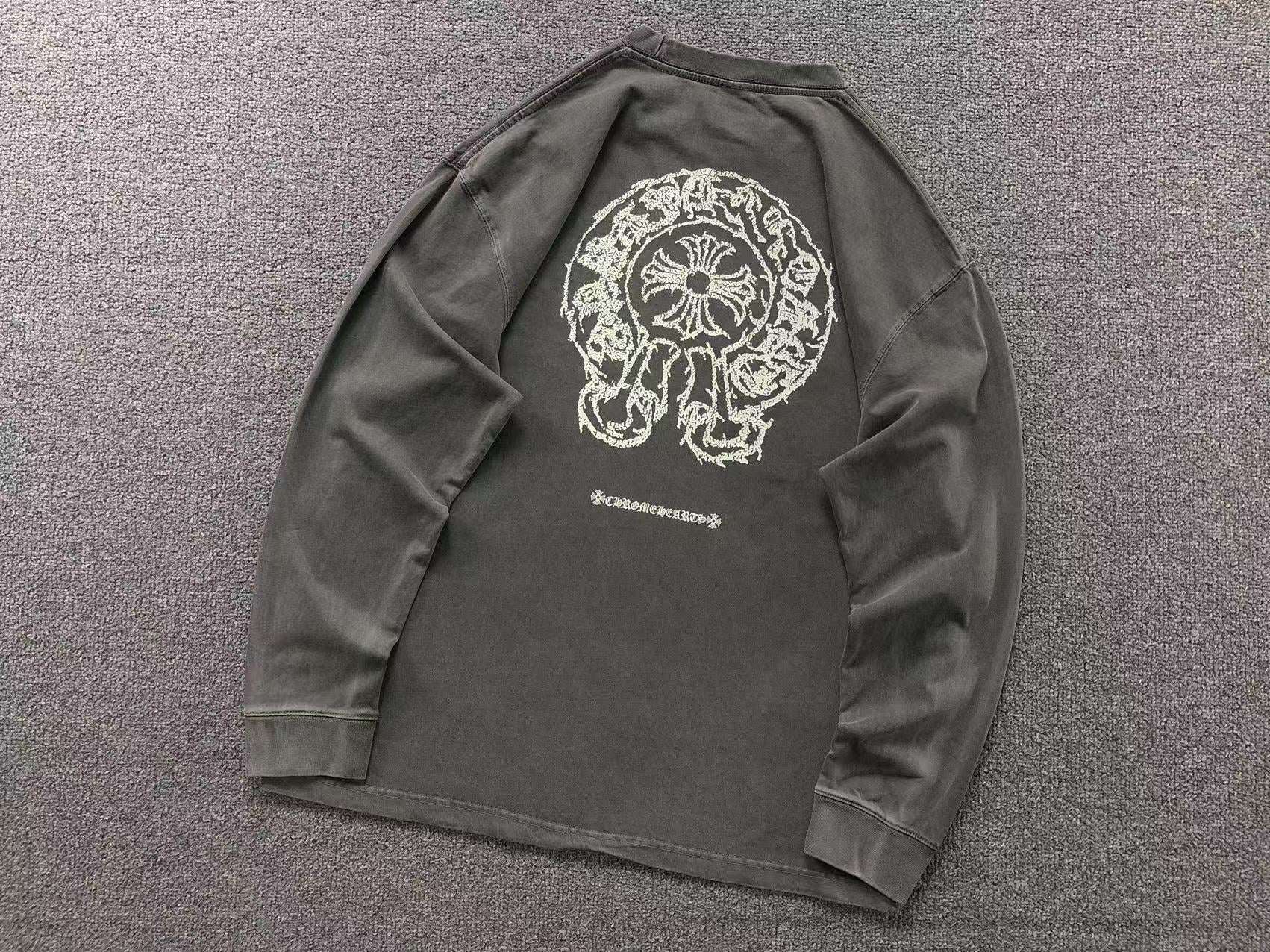 Horse Shoe Logo Faded Fabric Sweatshirt™