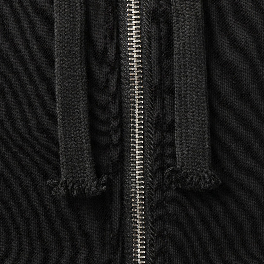 Red Horse Shoe Logo Black Full Zip Hoodie™