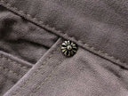 Black & White Cross Patch Brown Carpenter Pants™