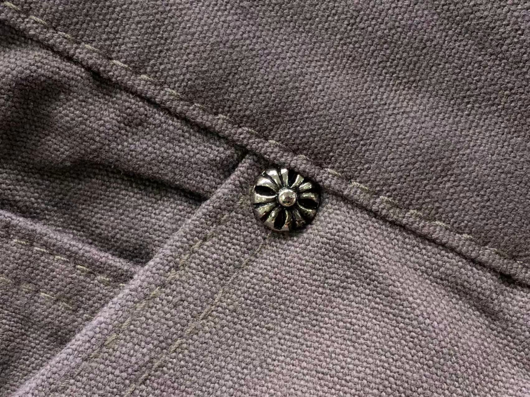 Black & White Cross Patch Brown Carpenter Pants™
