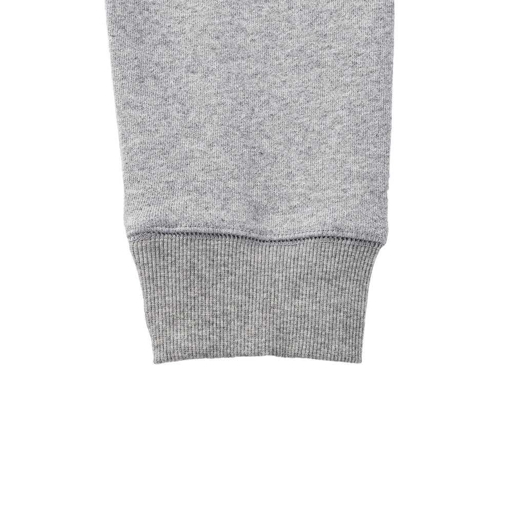 Black Triple Cross Patch Grey Full Zip Hoodie™