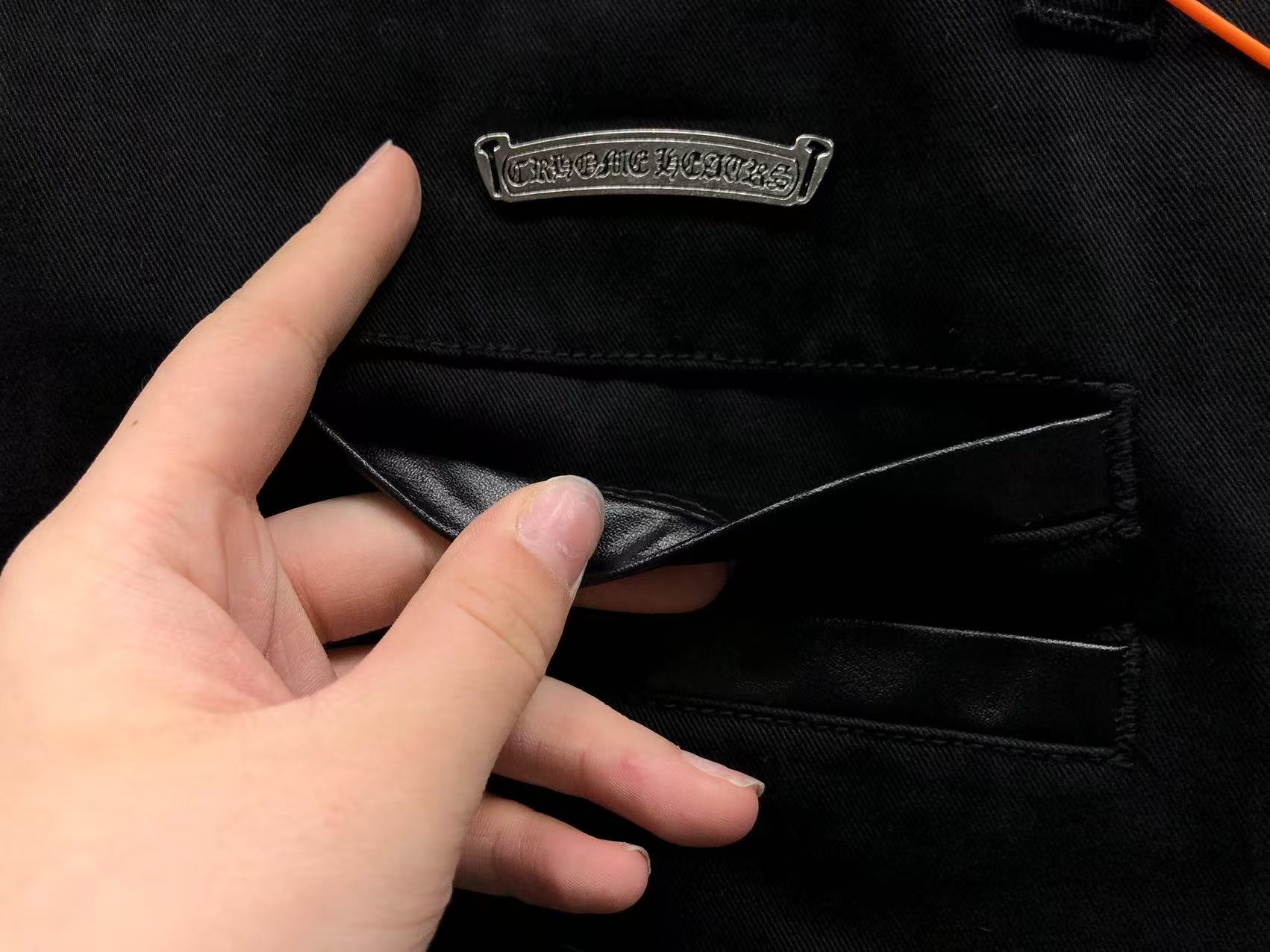 Rusty Black Cross Patch Black Denim Jeans™