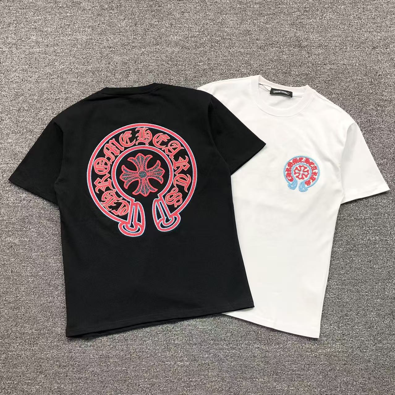 Red & Blue Horseshoe Logo T-Shirt™