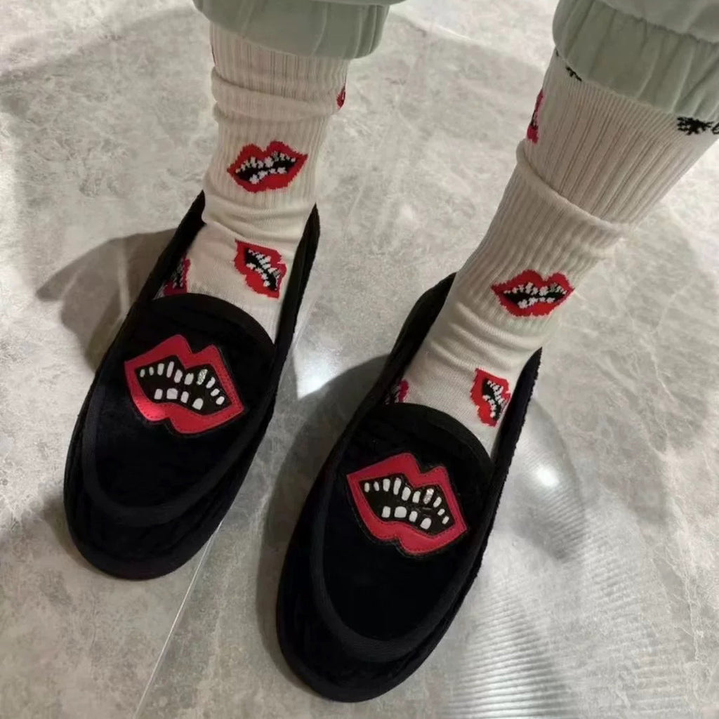 Chomper Mouth Black Loafers™