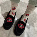Chomper Mouth Black Loafers™