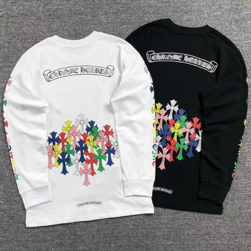 Multicolor Crosses White/Black Long Sleeve™