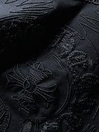 Black Embroidered Horseshoe Cross T-Shirt™