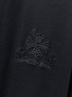 Black Embroidered Horseshoe Cross T-Shirt™