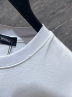 White Embroidered Horseshoe Cross T-Shirt™