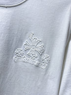 White Embroidered Horseshoe Cross T-Shirt™