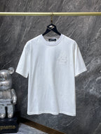 White Embroidered Horseshoe Cross T-Shirt™