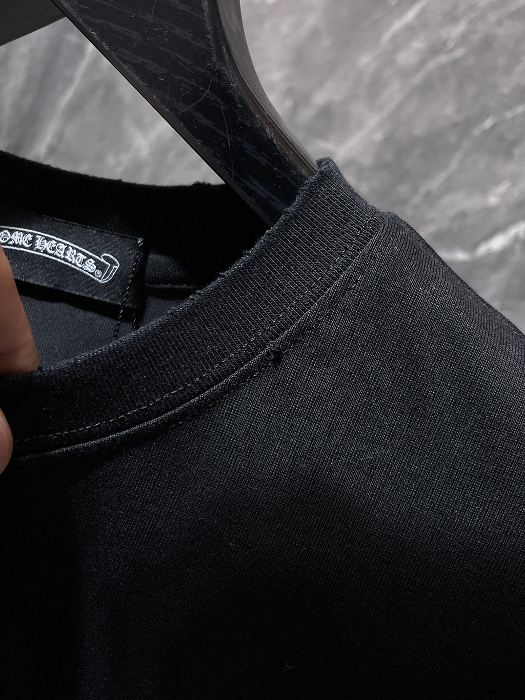 Fleur Cross Graphic Black T-Shirt™