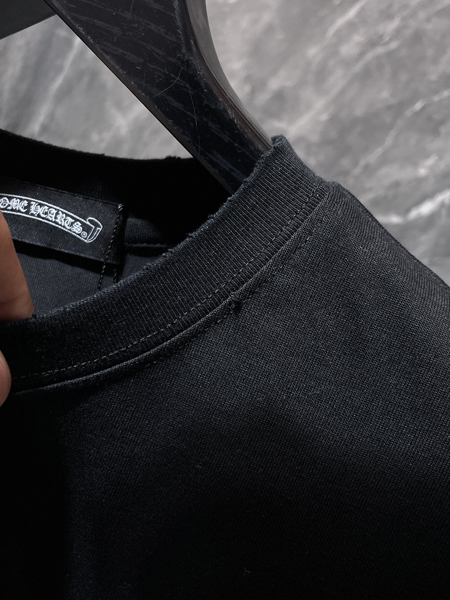 Fleur Cross Graphic Black T-Shirt™