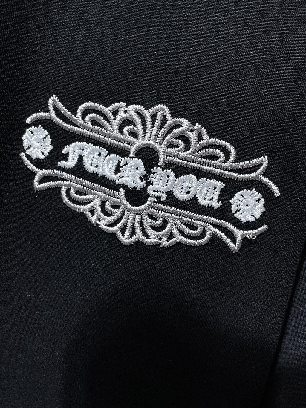 Fleur Cross Graphic Black T-Shirt™
