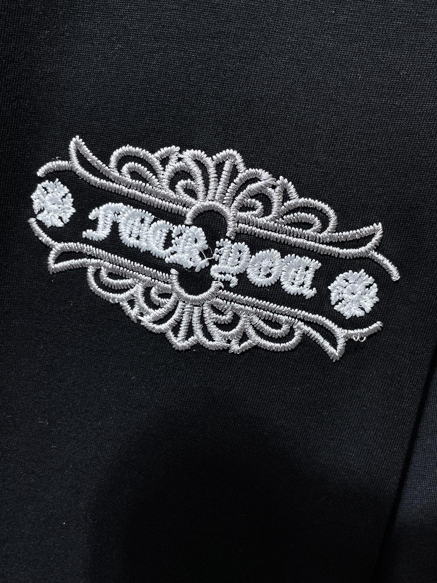 Fleur Cross Graphic Black T-Shirt™