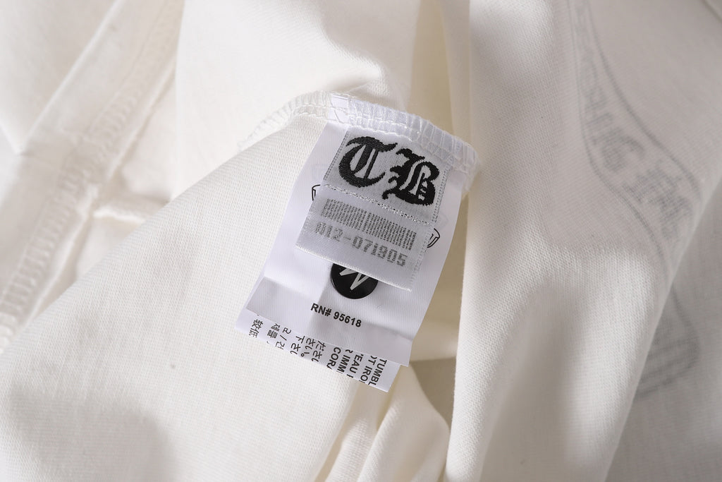 Faded Horseshoe Logo White T-Shirt™