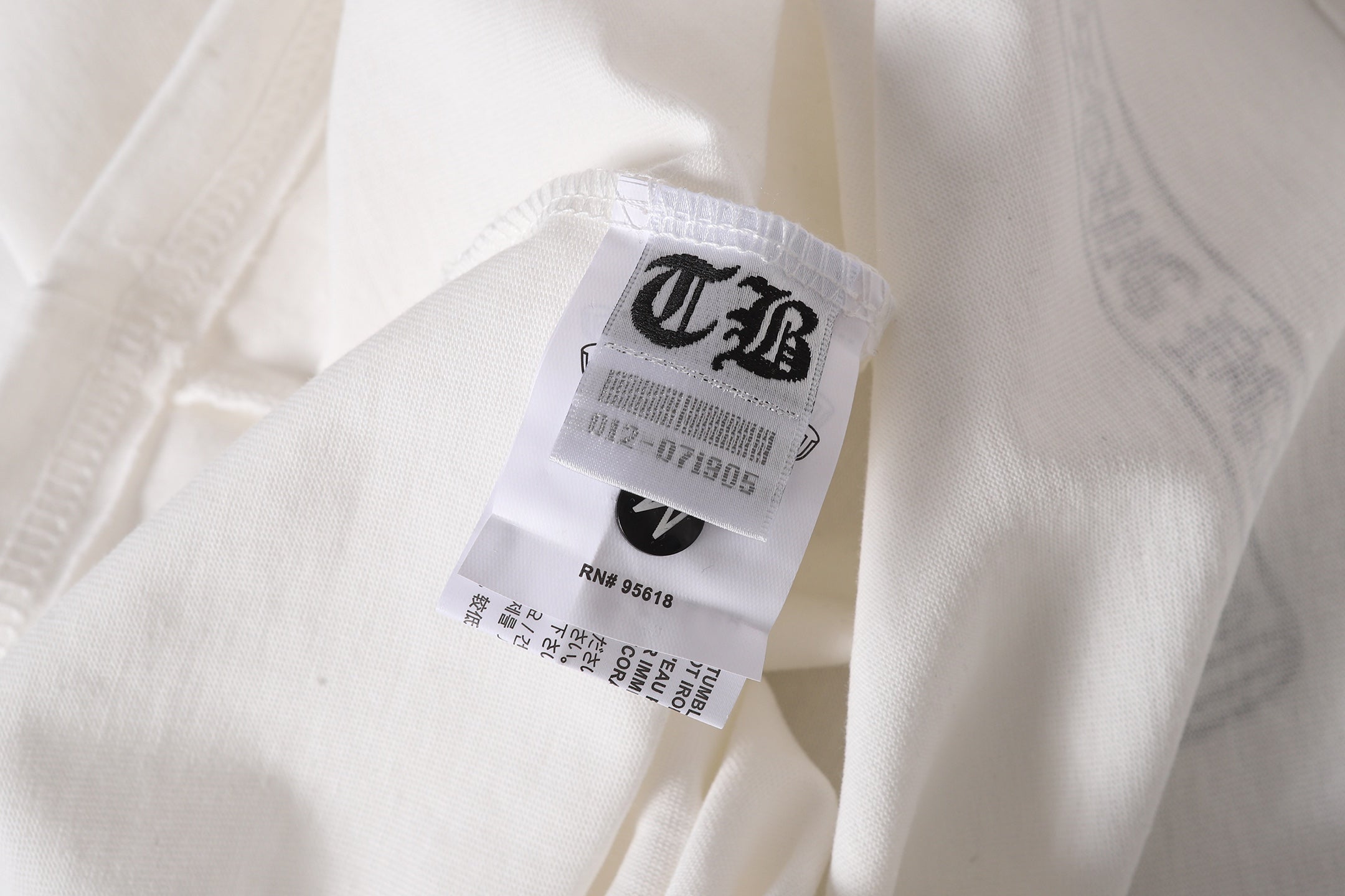 Faded Horseshoe Logo White T-Shirt™