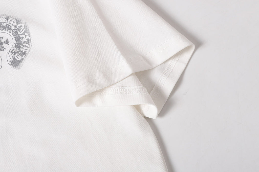 Faded Horseshoe Logo White T-Shirt™