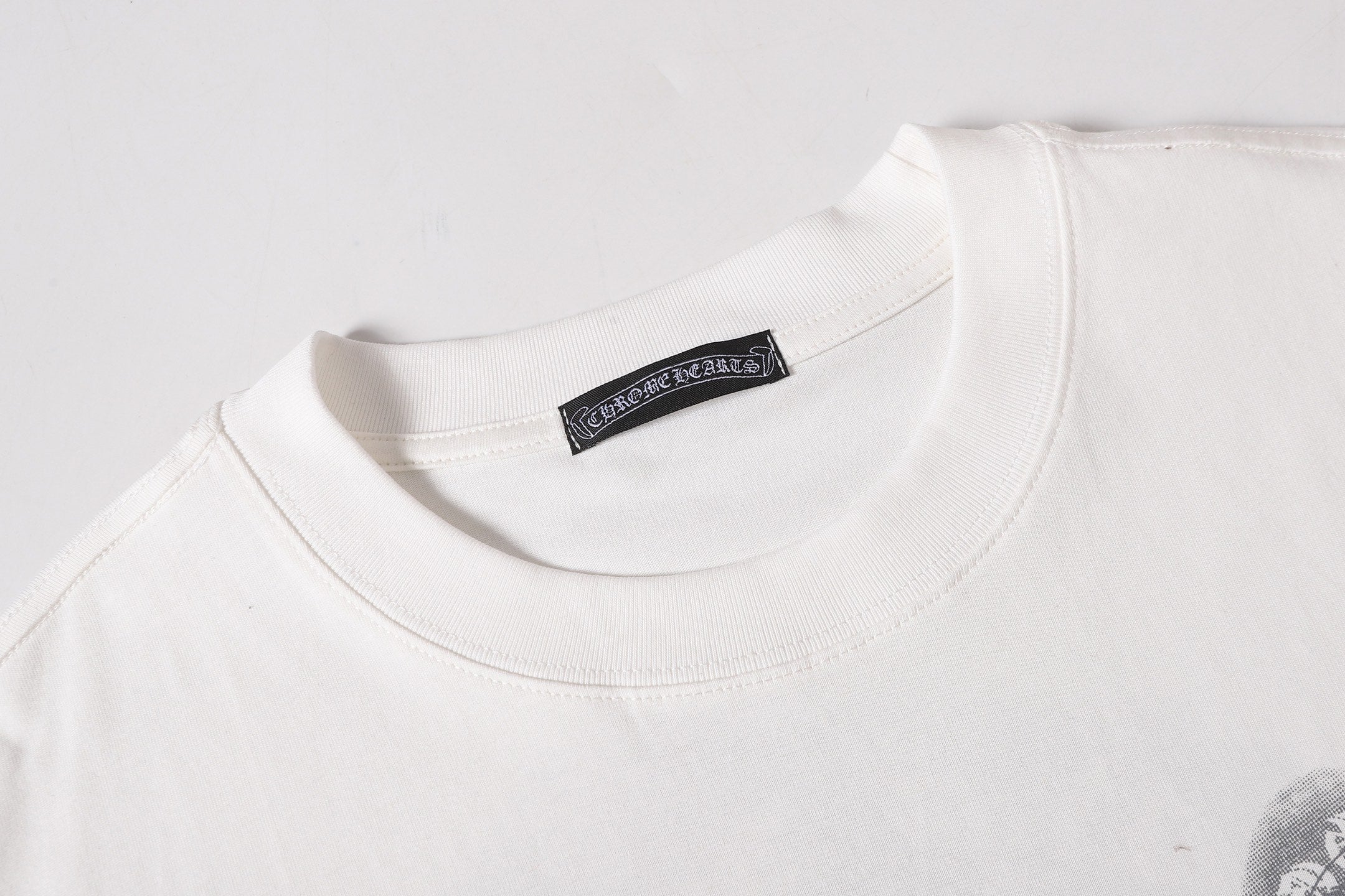 Faded Horseshoe Logo White T-Shirt™
