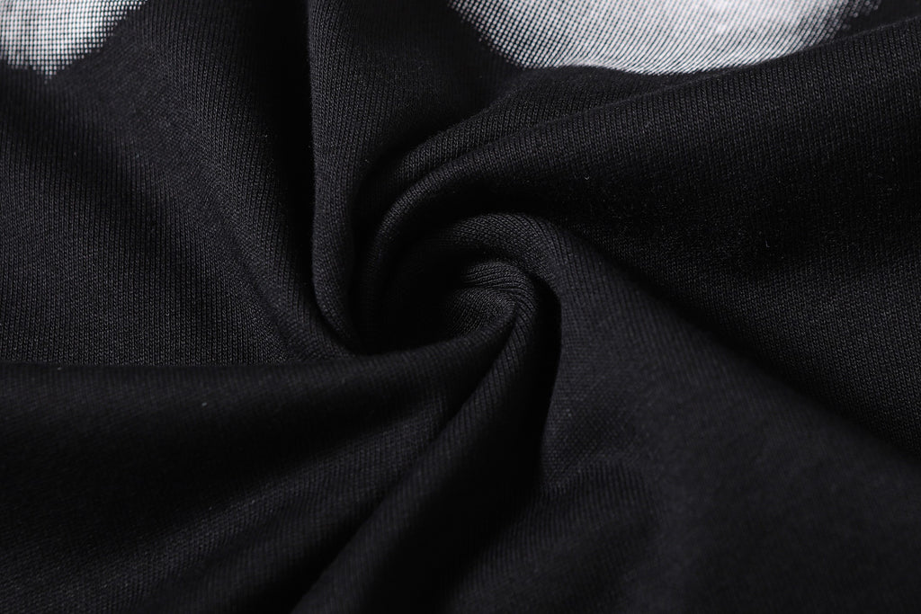 Faded Horseshoe Logo Black T-Shirt™