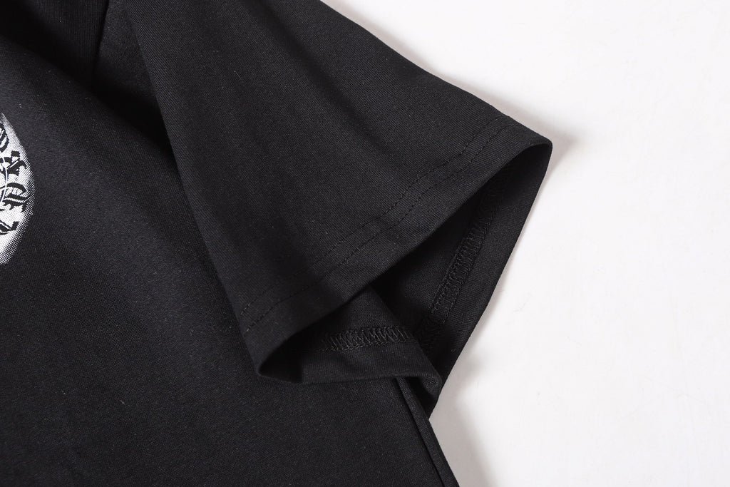 Faded Horseshoe Logo Black T-Shirt™