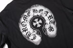 Faded Horseshoe Logo Black T-Shirt™