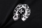 Faded Horseshoe Logo Black T-Shirt™