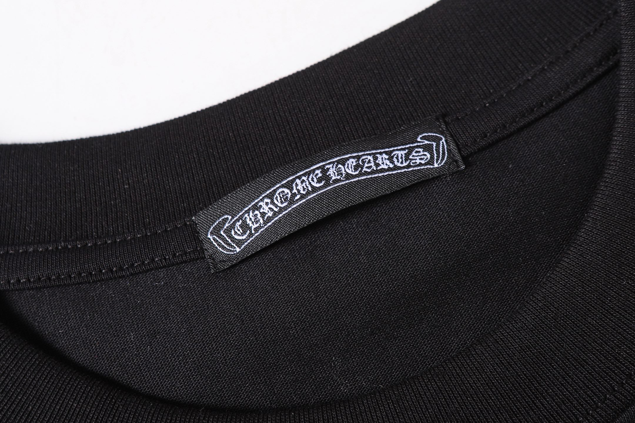 Faded Horseshoe Logo Black T-Shirt™