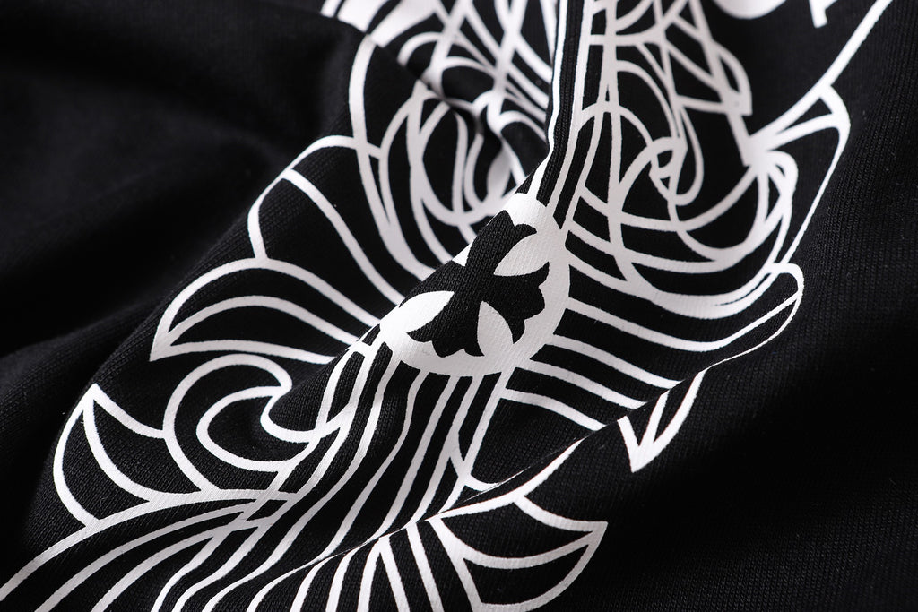 Ornate Cross Graphic Black T-Shirt™
