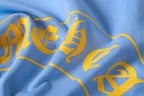 Yellow Horseshoe Light Blue T-Shirt™