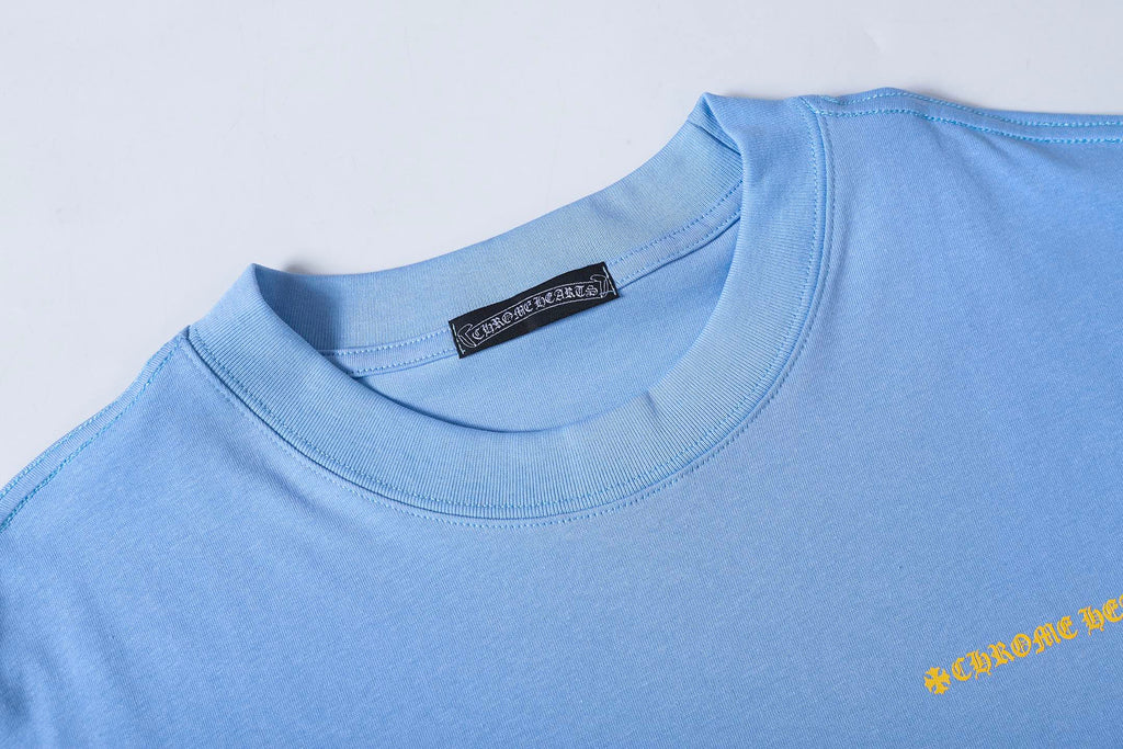 Yellow Horseshoe Light Blue T-Shirt™