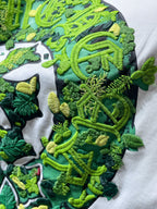 Embroidered Floral Horseshoe White T-Shirt™