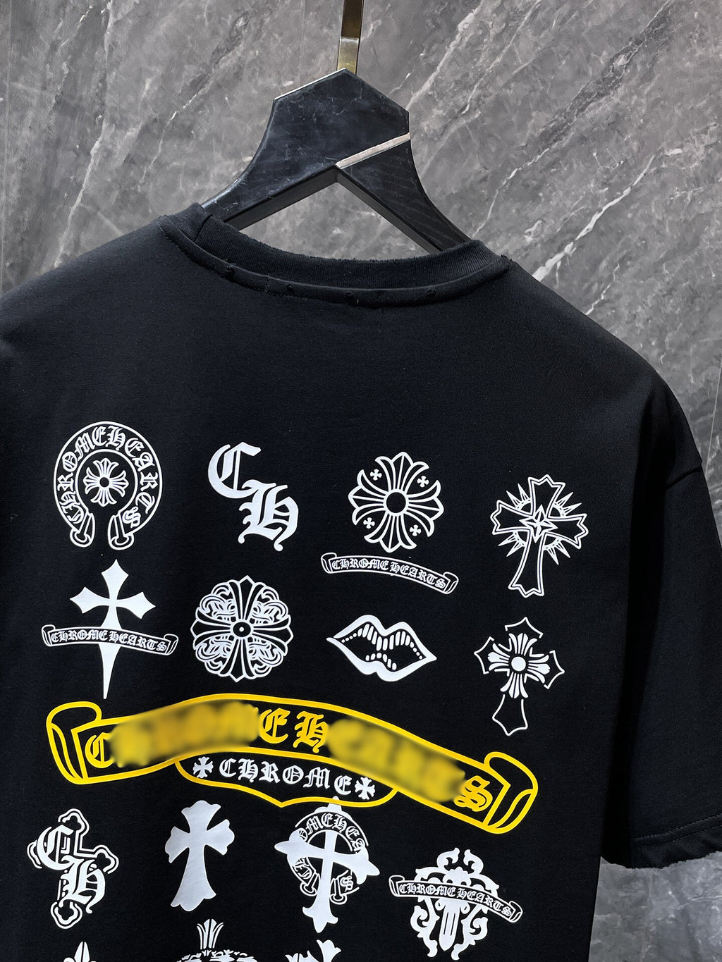 White Icon Grid Black T-Shirt™